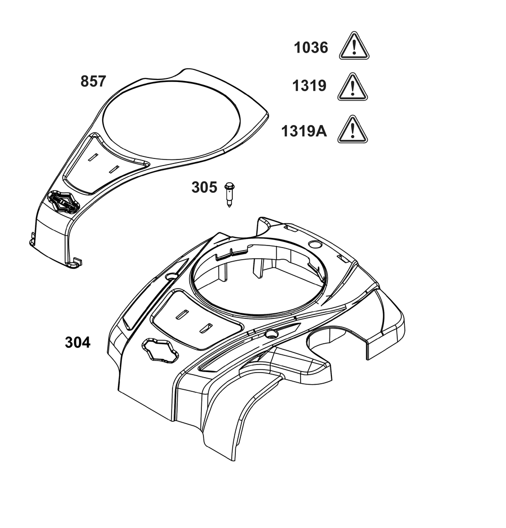 Blower Housing Group Diagram and Parts List for 09P705-0258-H5 020000 - 09Z999 Briggs and Stratton Engine
